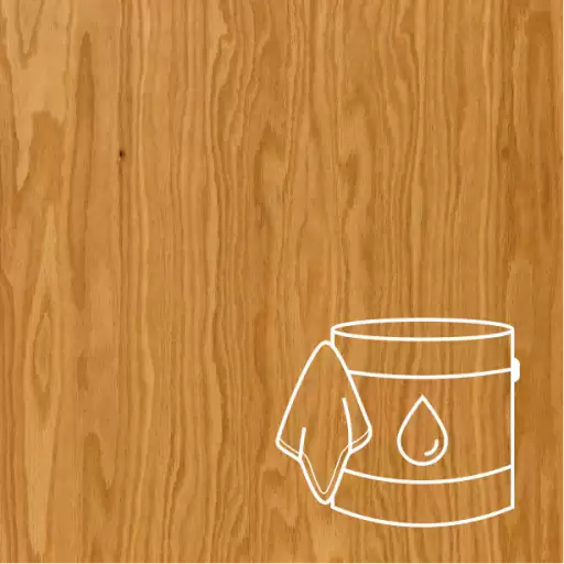 RED OAK satin icon white