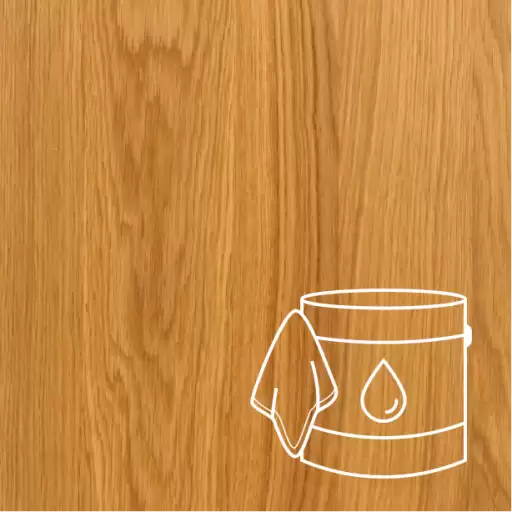 WHITE OAK satin icon white
